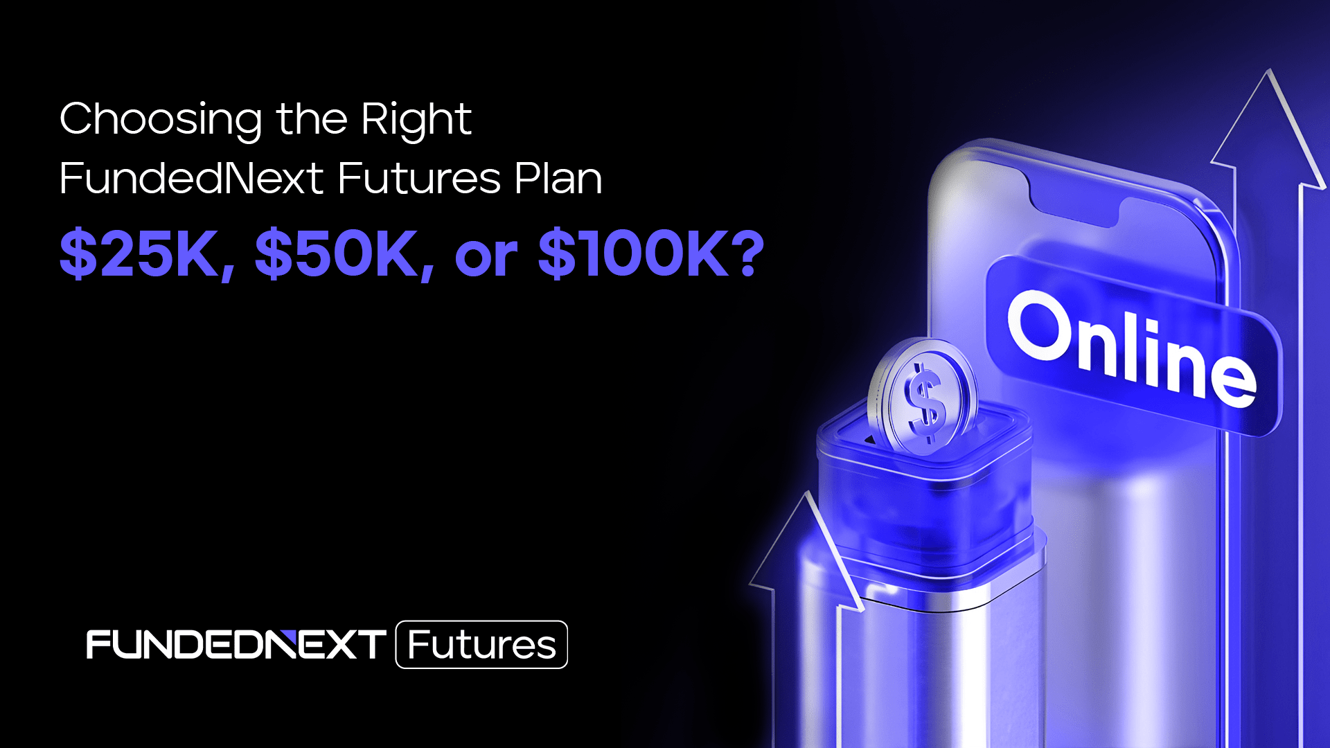 FundedNext Futures Plan A hand interacting with a rising stock market graph, representing the potential for success through FundedNext Futures trading plans.