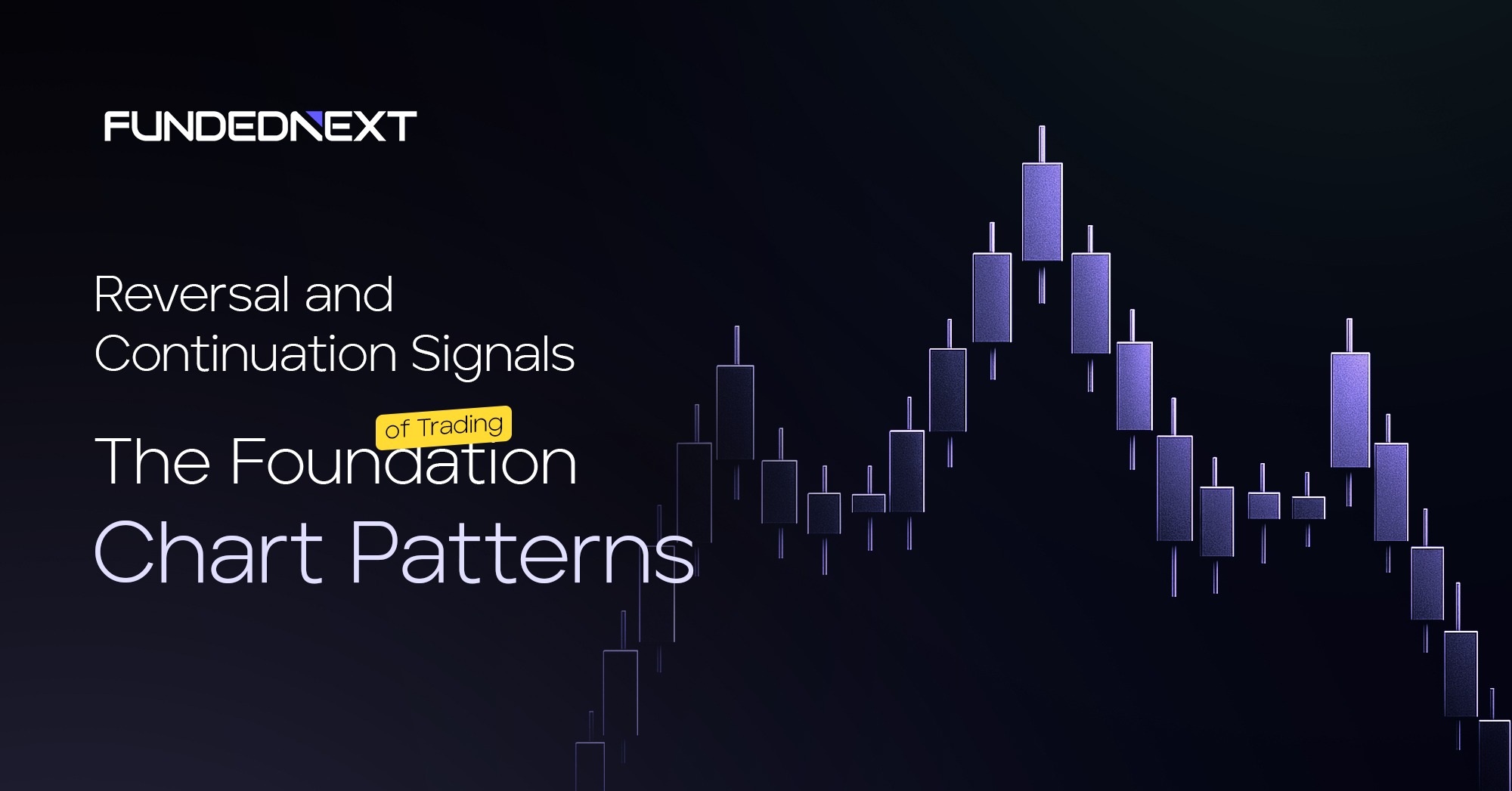 Understanding reversal and continuation signals as key trading chart patterns.