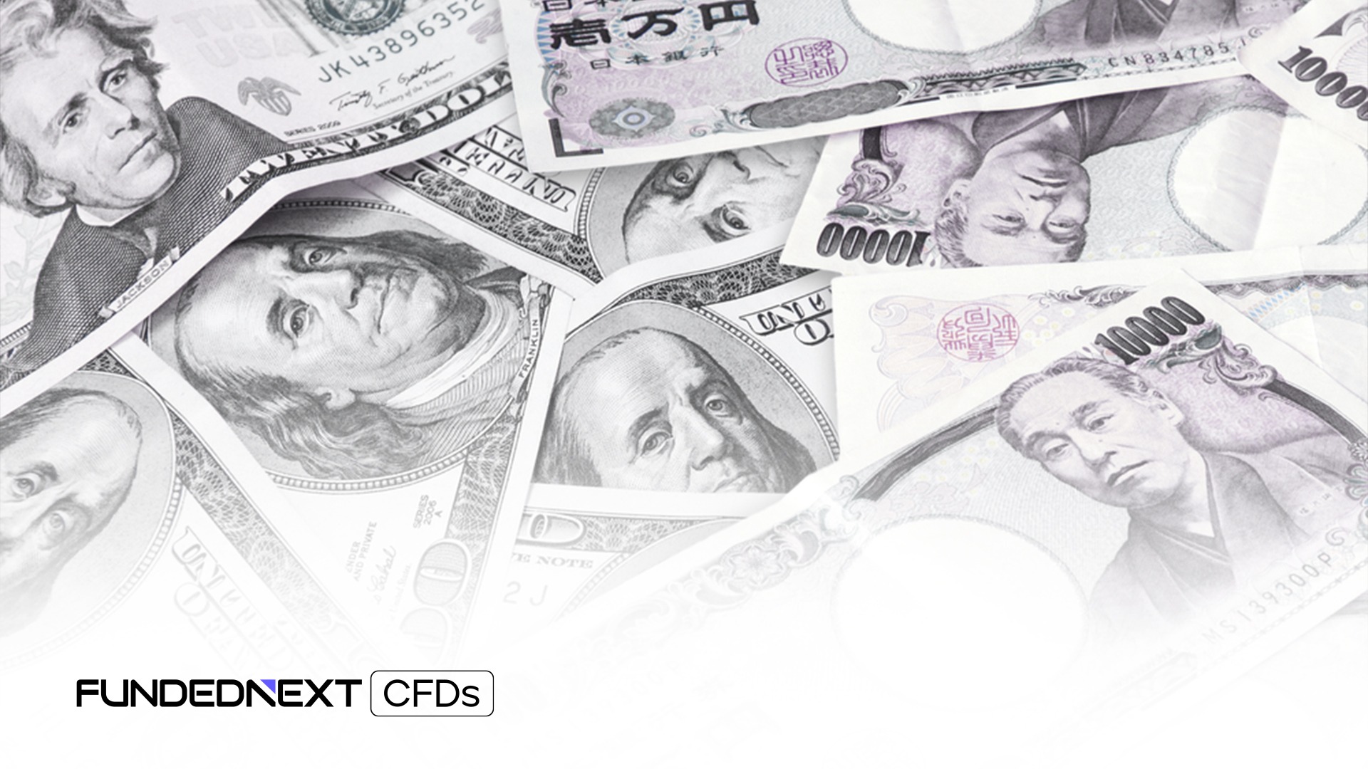 Visual representation of Japanese yen currency, showcasing various banknotes and coins as funds.